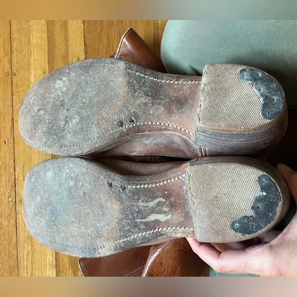 FRYE boots workwear patina vintage work construction 13 8n31013 western USA shoe